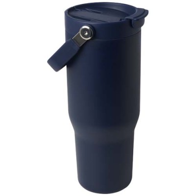 Bicchiere termico da 900 ml in acciaio inossidabile riciclato certificato RCS con sottovuoto in rame e coperchio  - cod. P100864